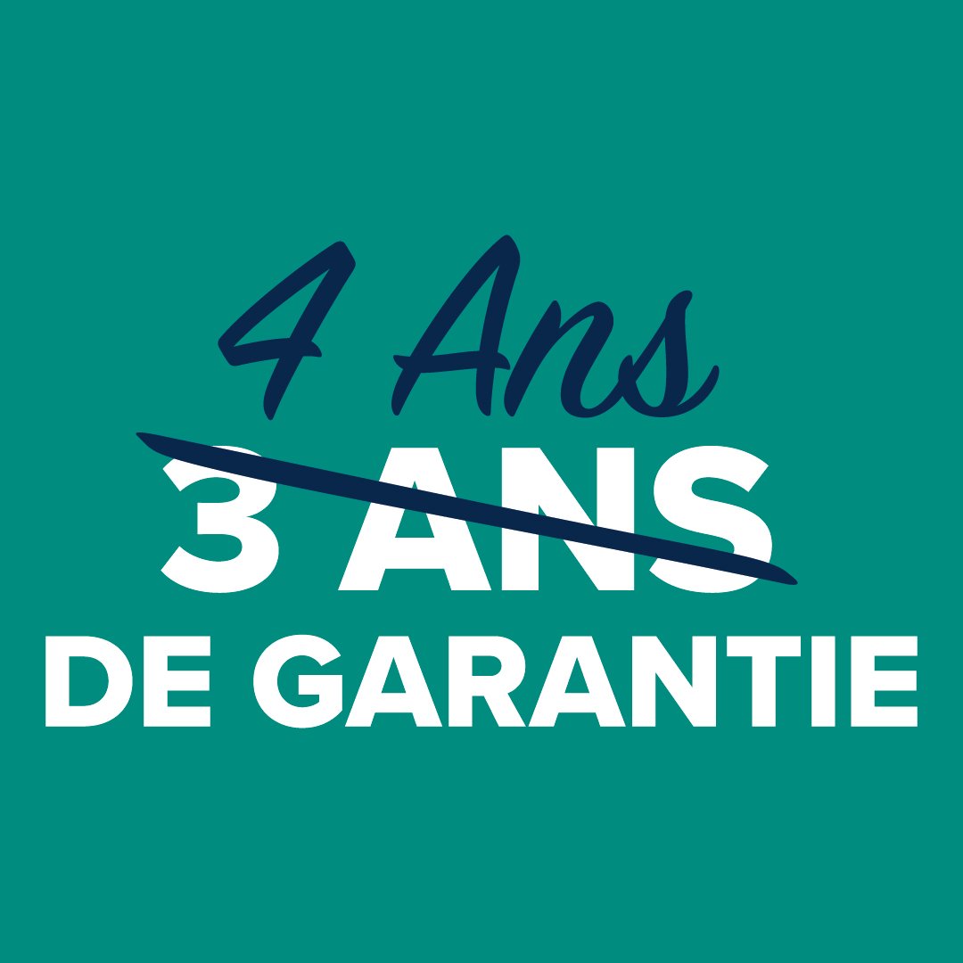 4 ans de garantie