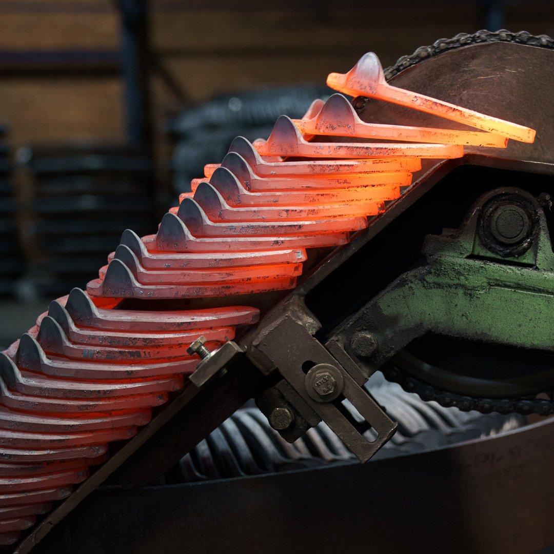 La production des fers à cheval de Kerckhaert